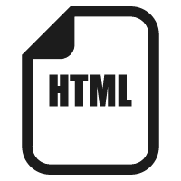 HTML icon